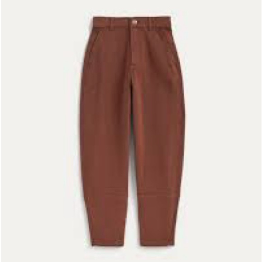 Everlane brown barrel jeans size 0